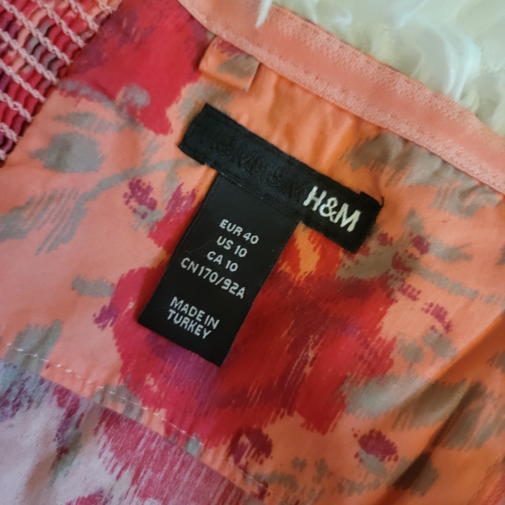 H&M strapless floral print - Picture 3 of 4
